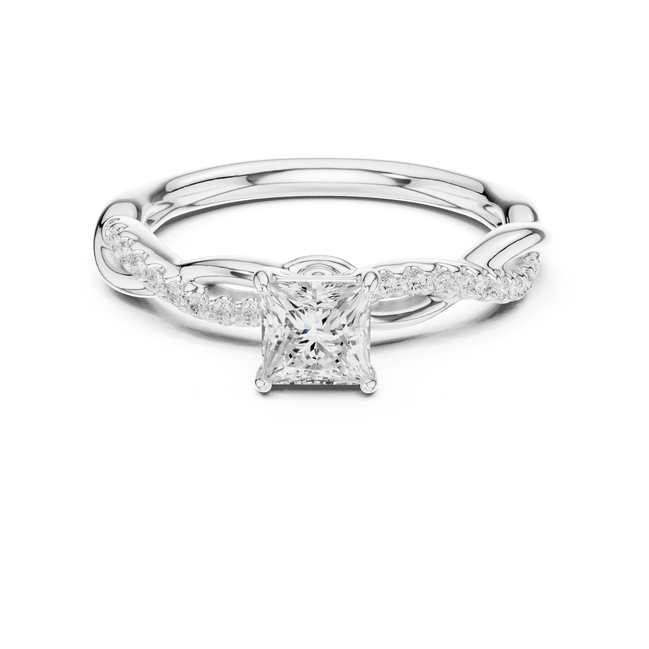 Polar Pulse Lab Grown Diamond Ring