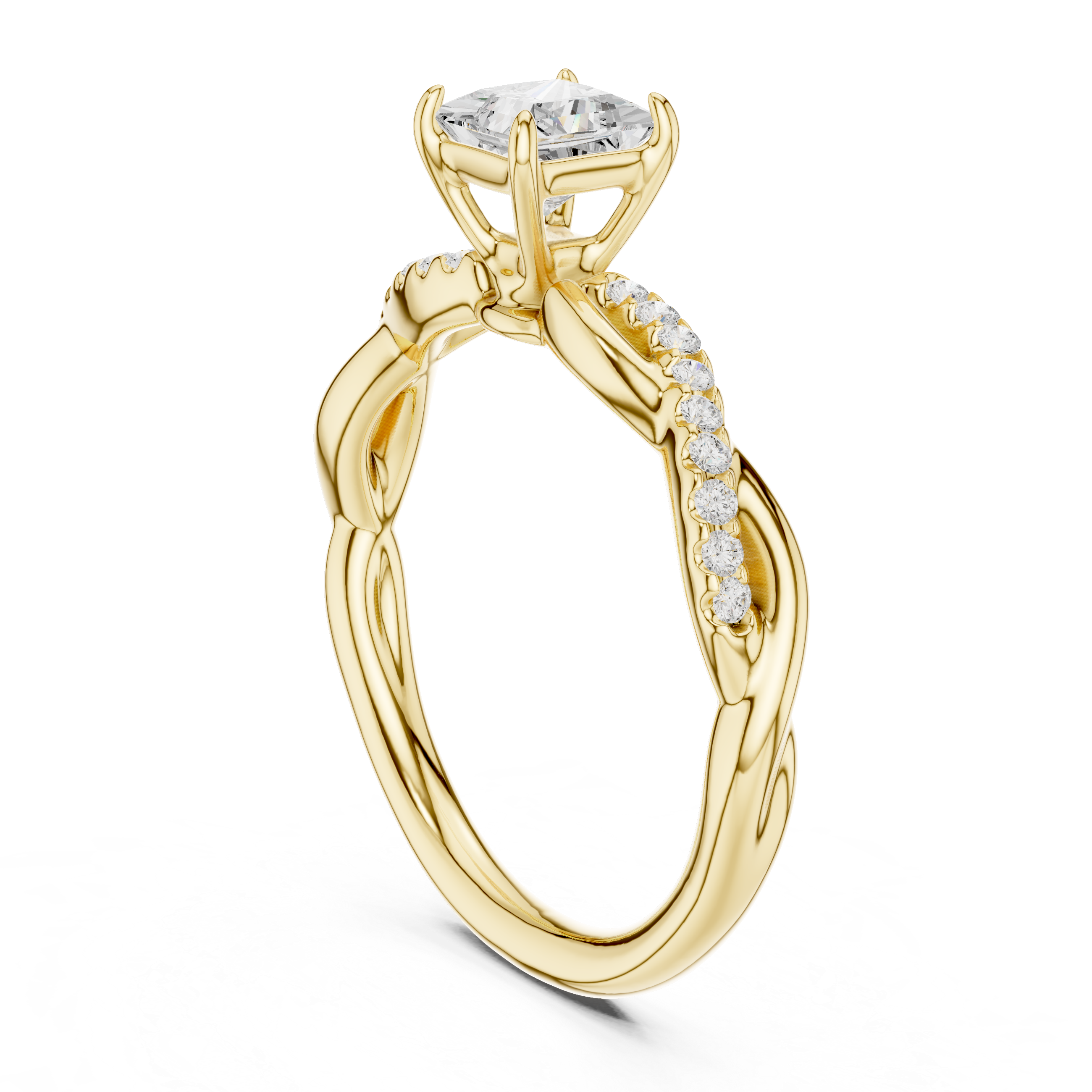 Polar Pulse Lab Grown Diamond Ring