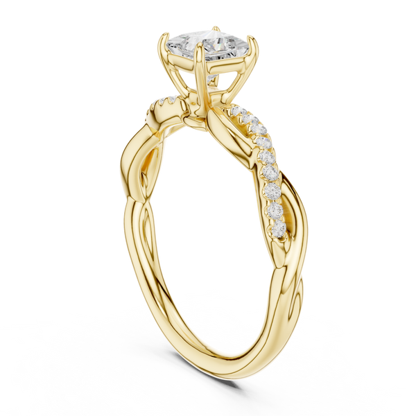 Polar Pulse Lab Grown Diamond Ring