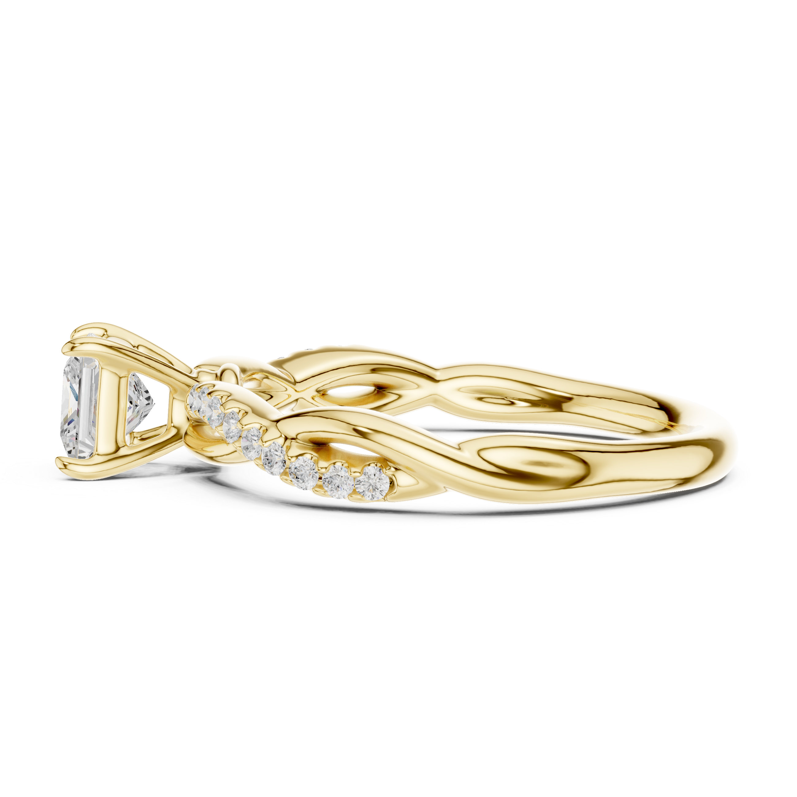 Polar Pulse Lab Grown Diamond Ring