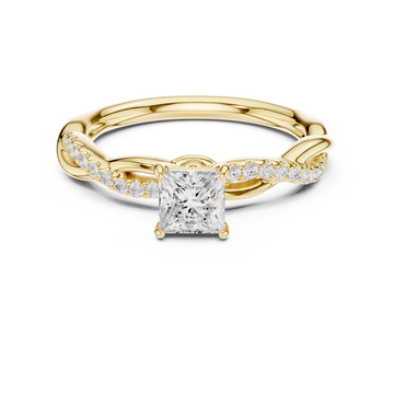 Polar Pulse Lab Grown Diamond Ring