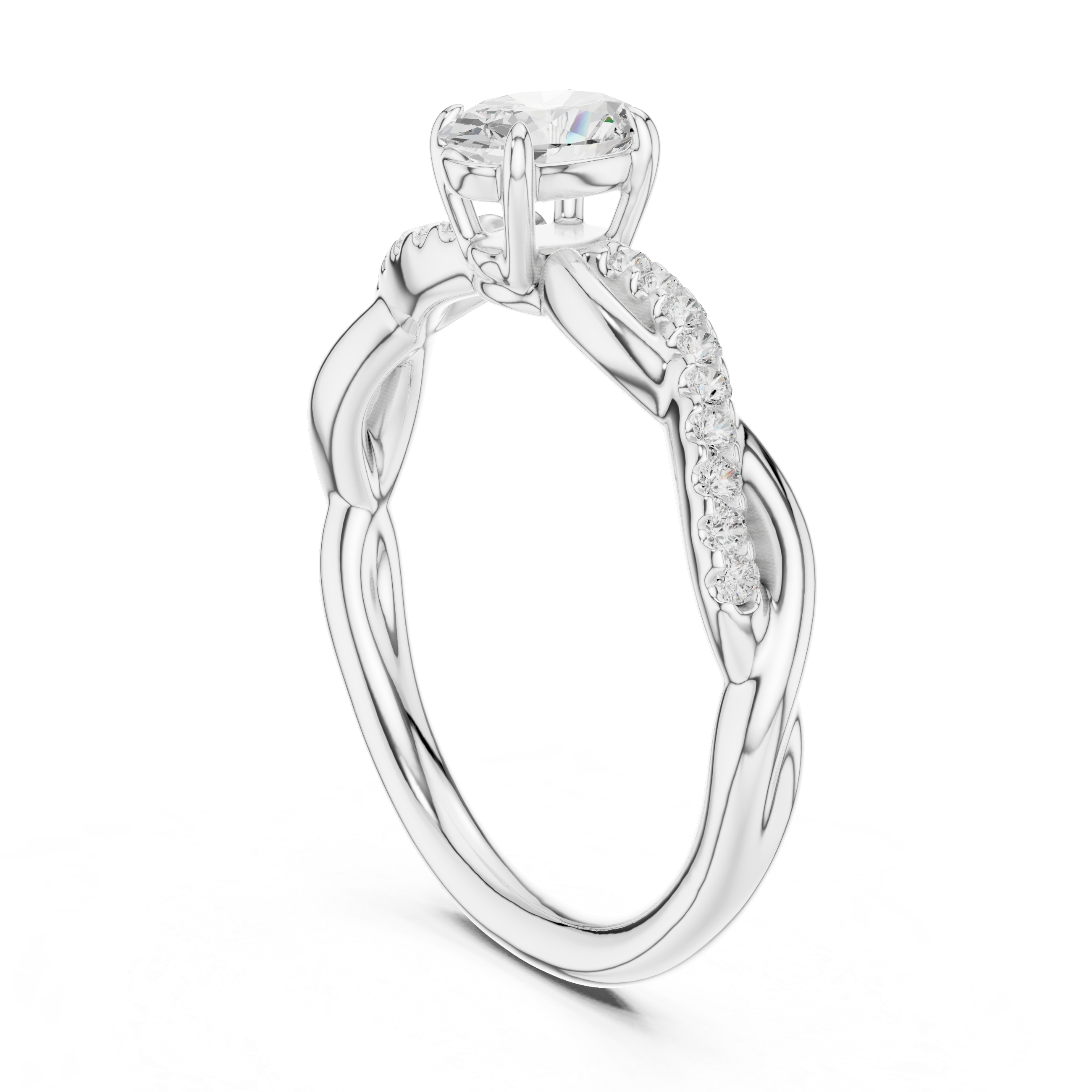 Phoenix Pulse Lab Grown Diamond Ring