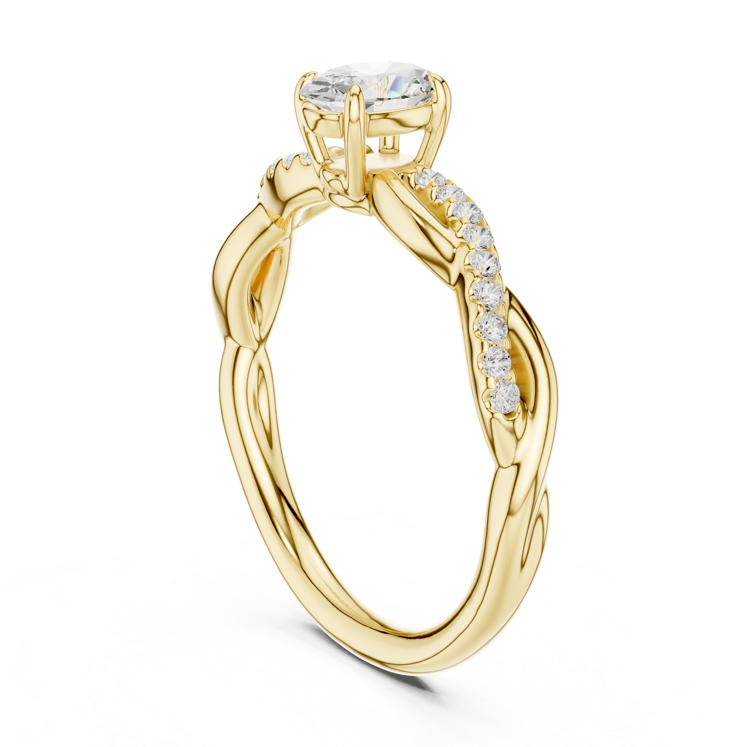 Phoenix Pulse Lab Grown Diamond Ring
