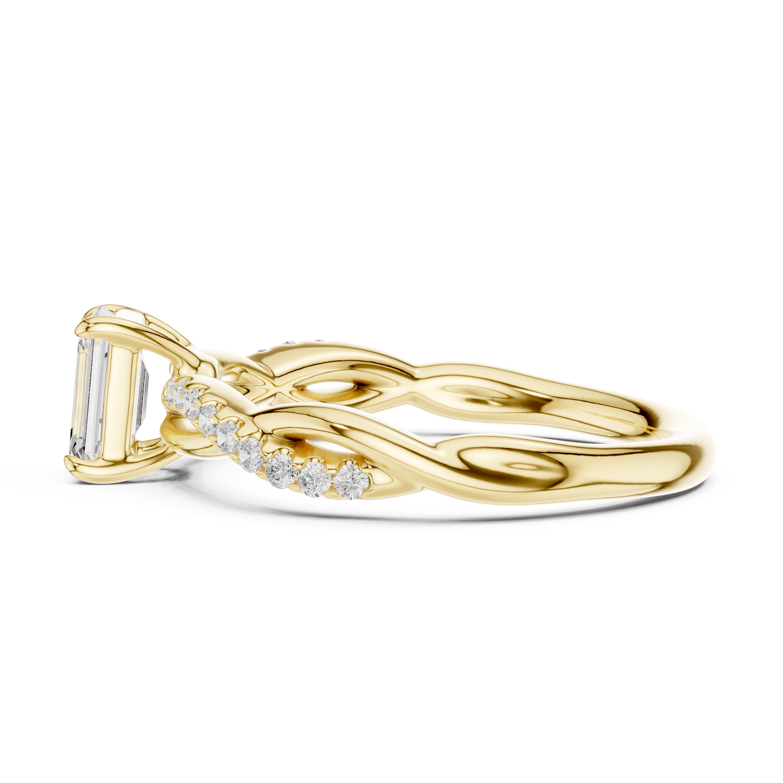 Pebble Path Lab Grown Diamond Ring