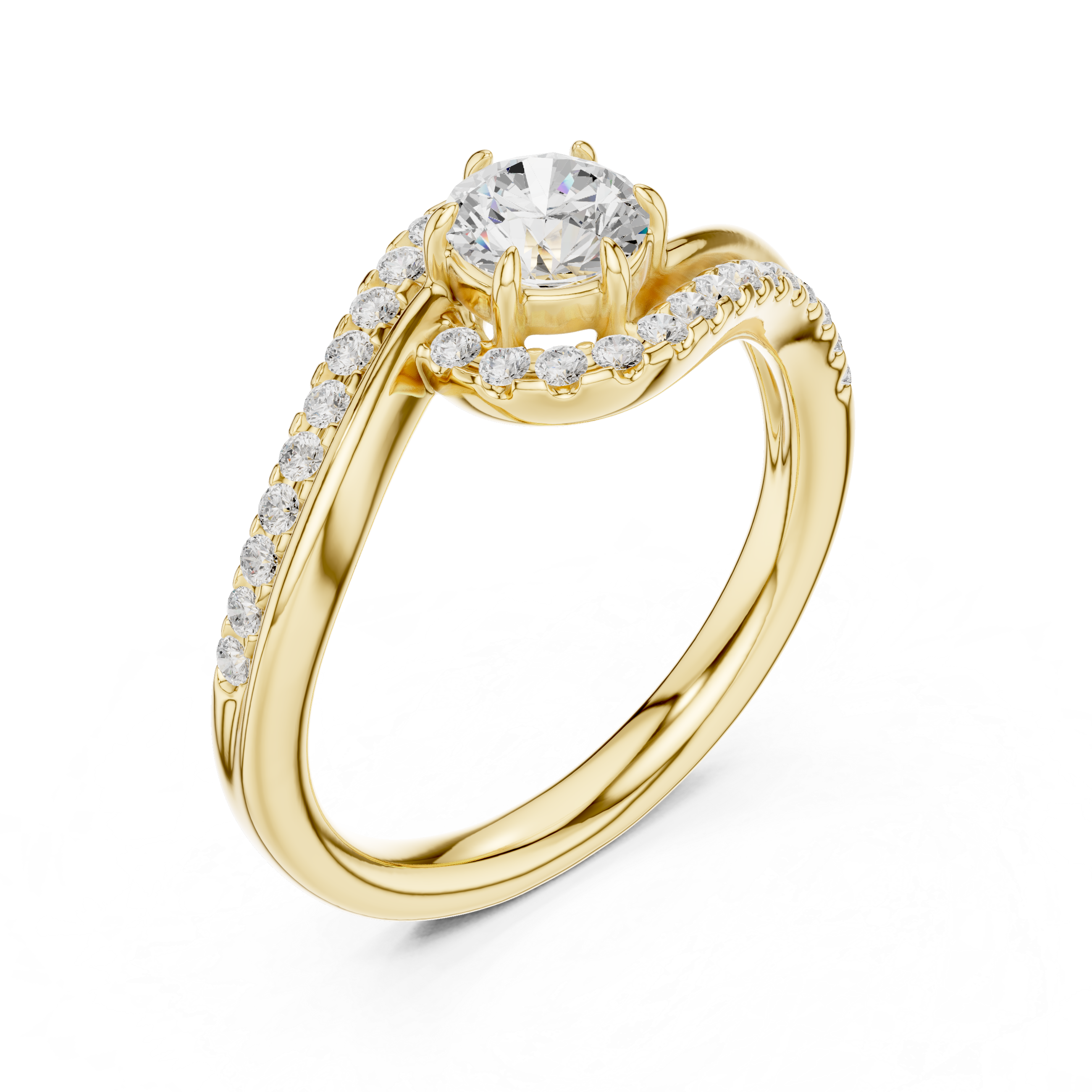 Pacific Pulse Lab Grown Diamond Ring