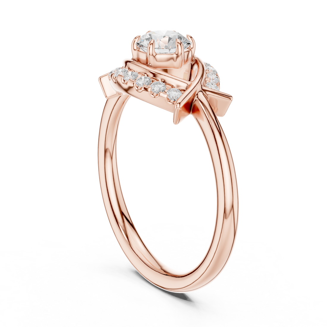 Orion Opal Lab Grown Diamond Ring