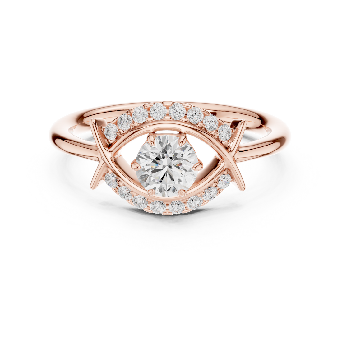 Orion Opal Lab Grown Diamond Ring