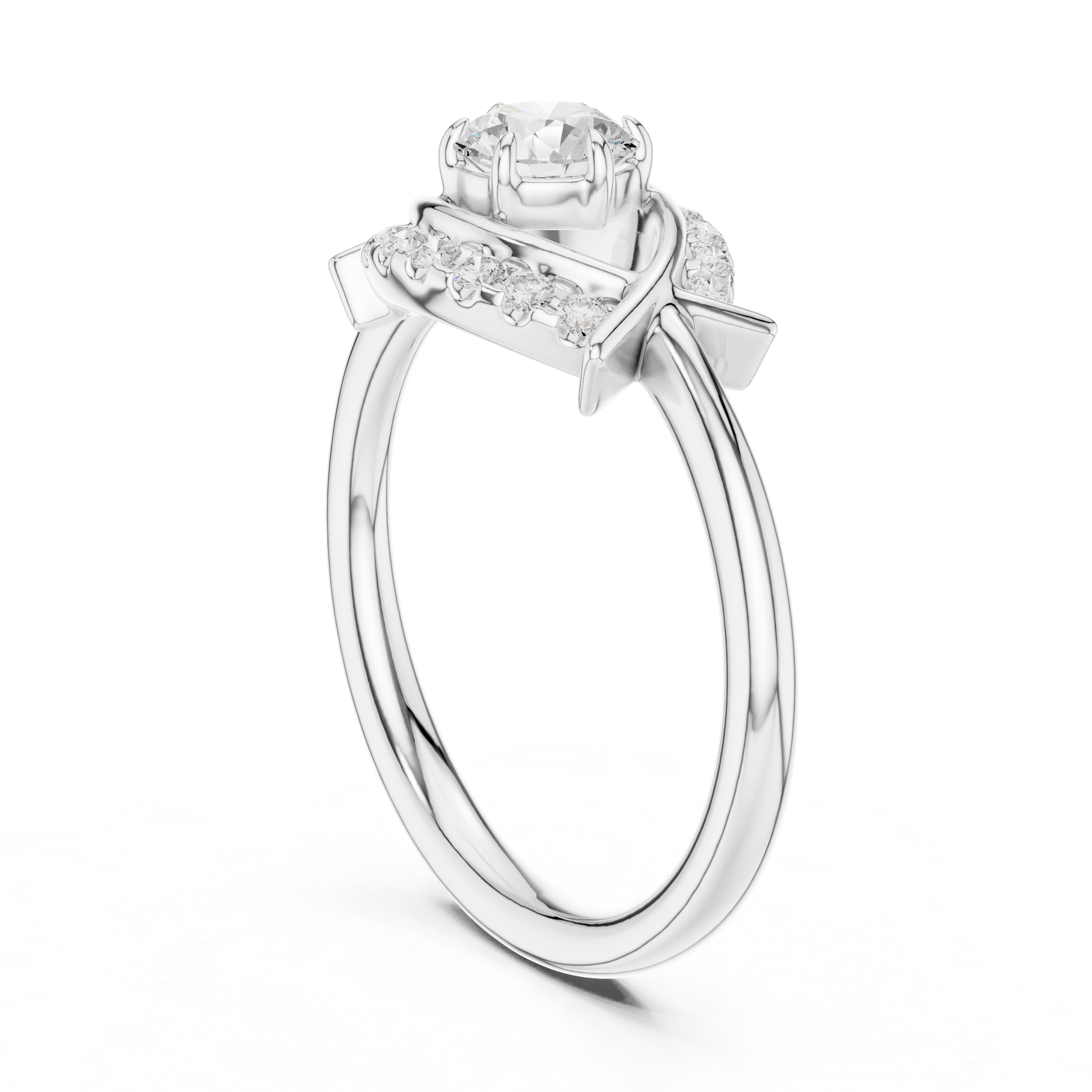 Orion Opal Lab Grown Diamond Ring