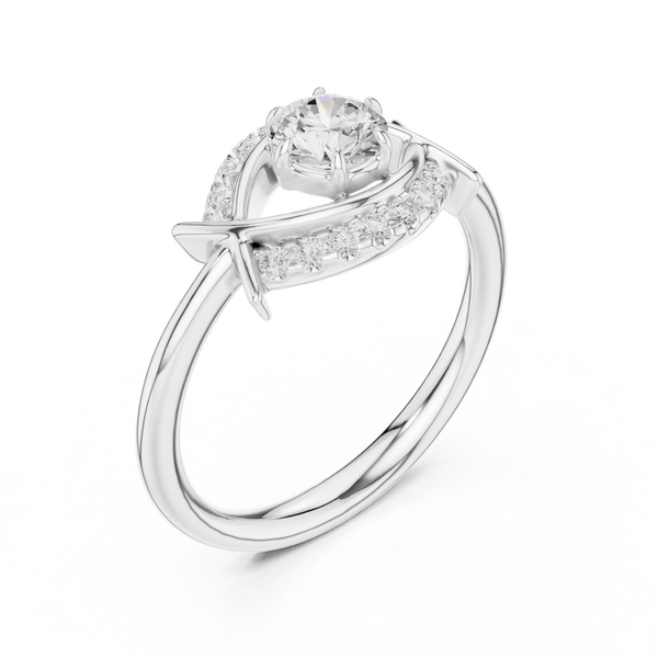Orion Opal Lab Grown Diamond Ring