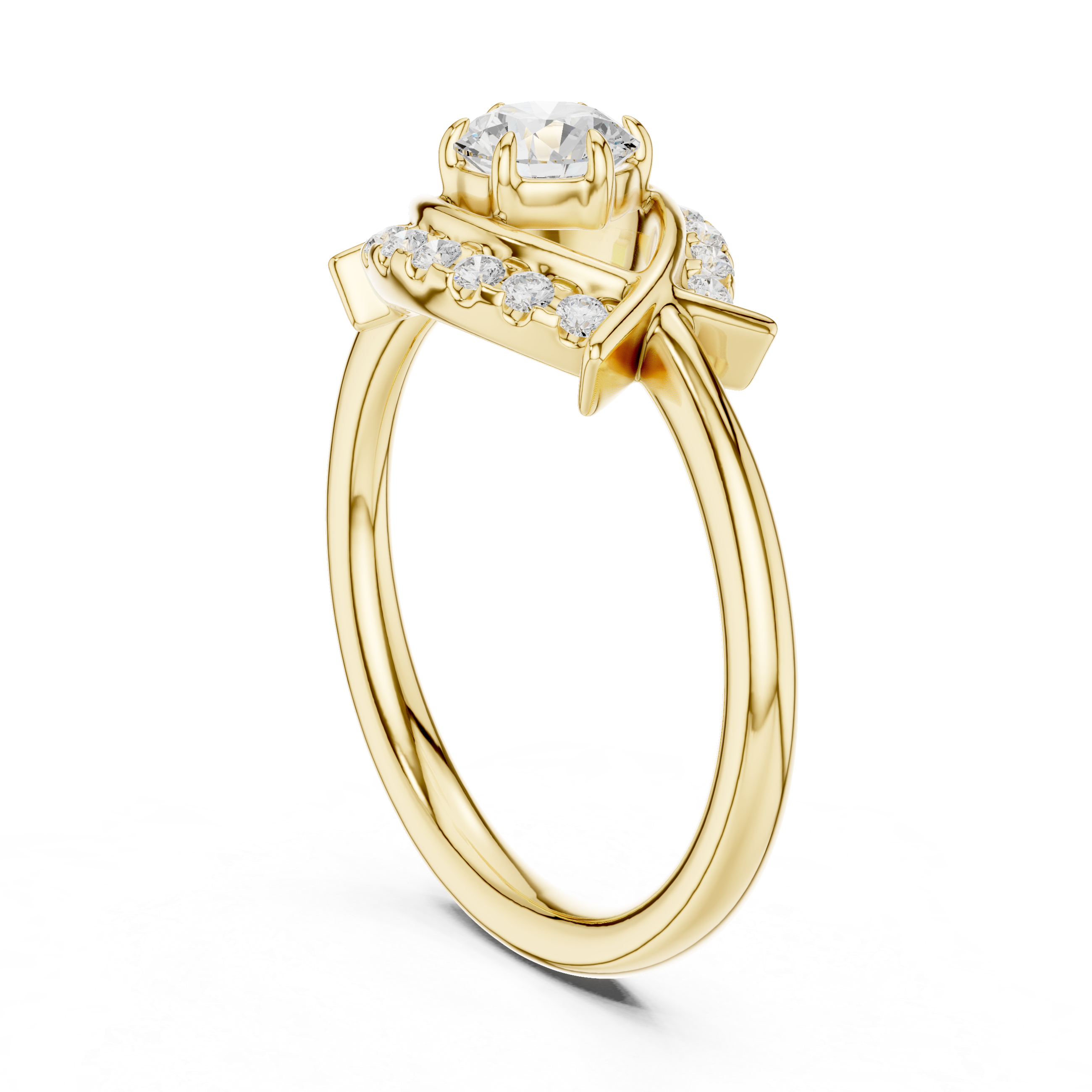 Orion Opal Lab Grown Diamond Ring