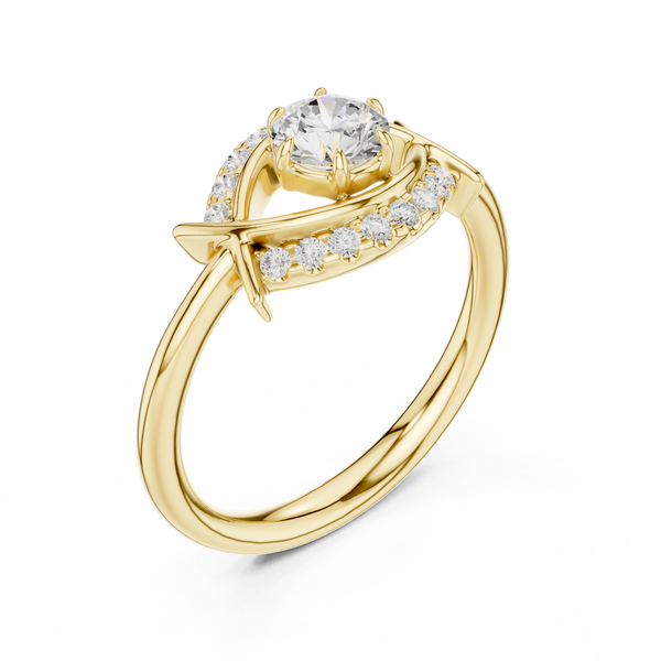 Orion Opal Lab Grown Diamond Ring