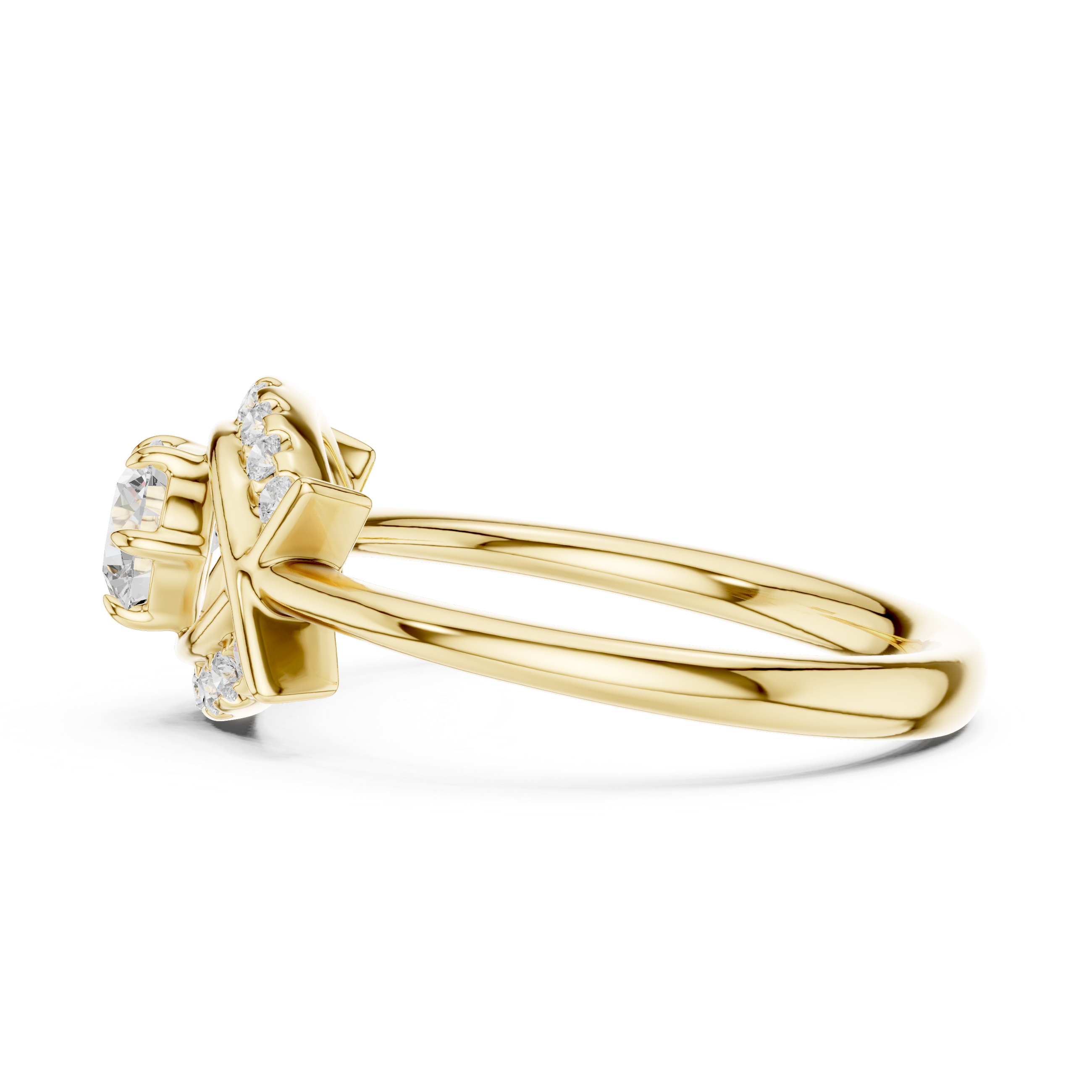 Orion Opal Lab Grown Diamond Ring