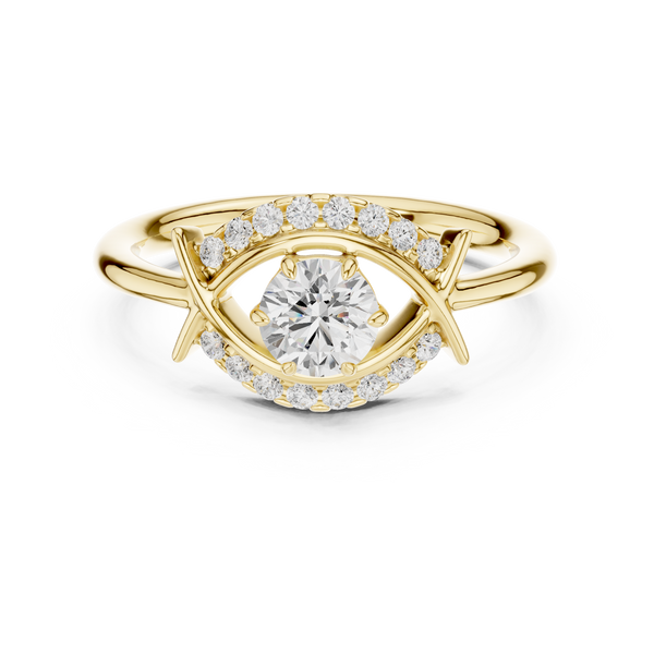 Orion Opal Lab Grown Diamond Ring
