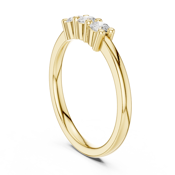 Marble Mystic Lab Grown Diamond Ring