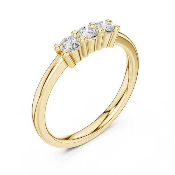 Marble Mystic Lab Grown Diamond Ring