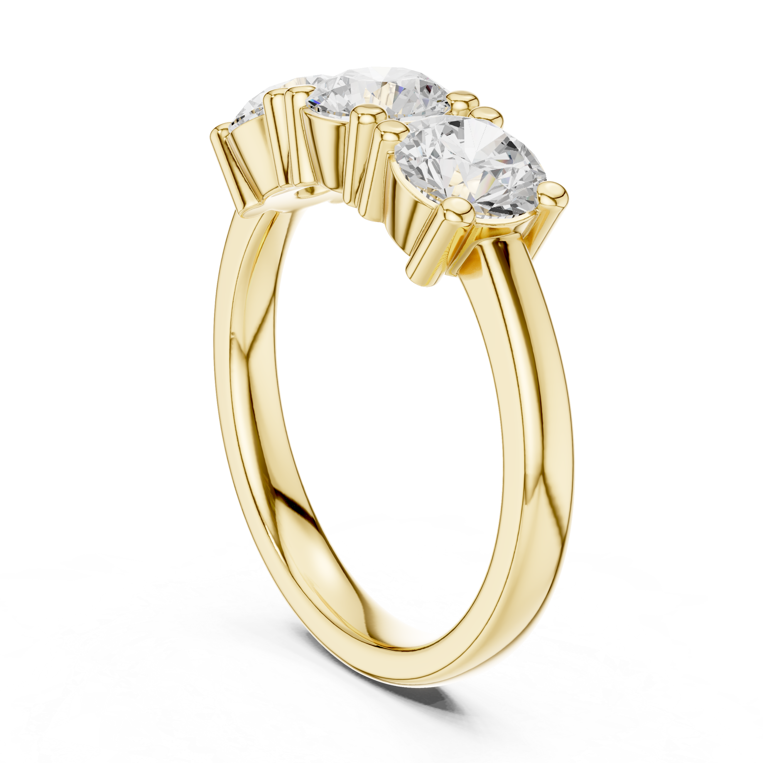 Laurel Leaf Lab Grown Diamond Ring
