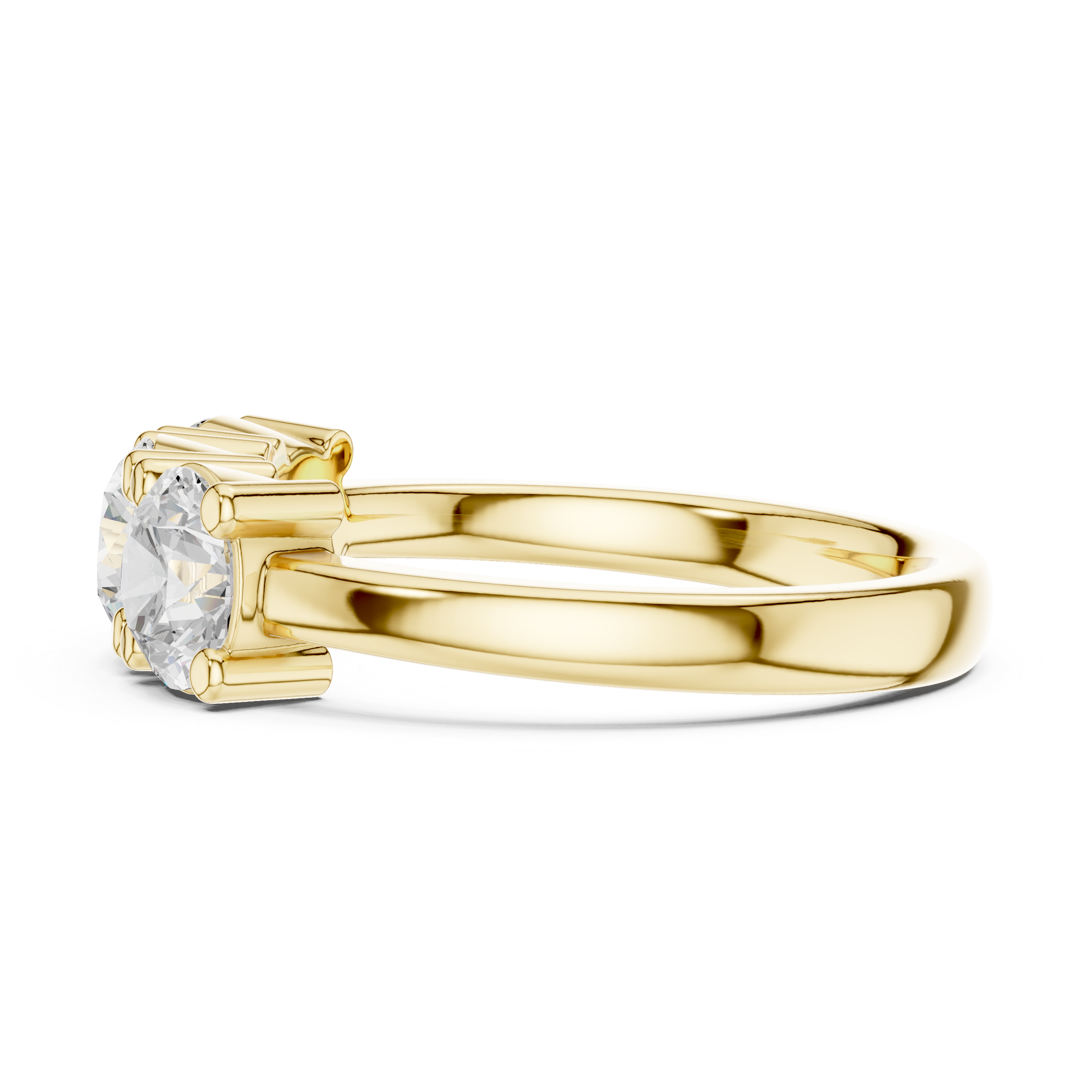 Laurel Leaf Lab Grown Diamond Ring