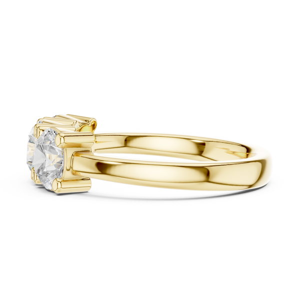 Laurel Leaf Lab Grown Diamond Ring