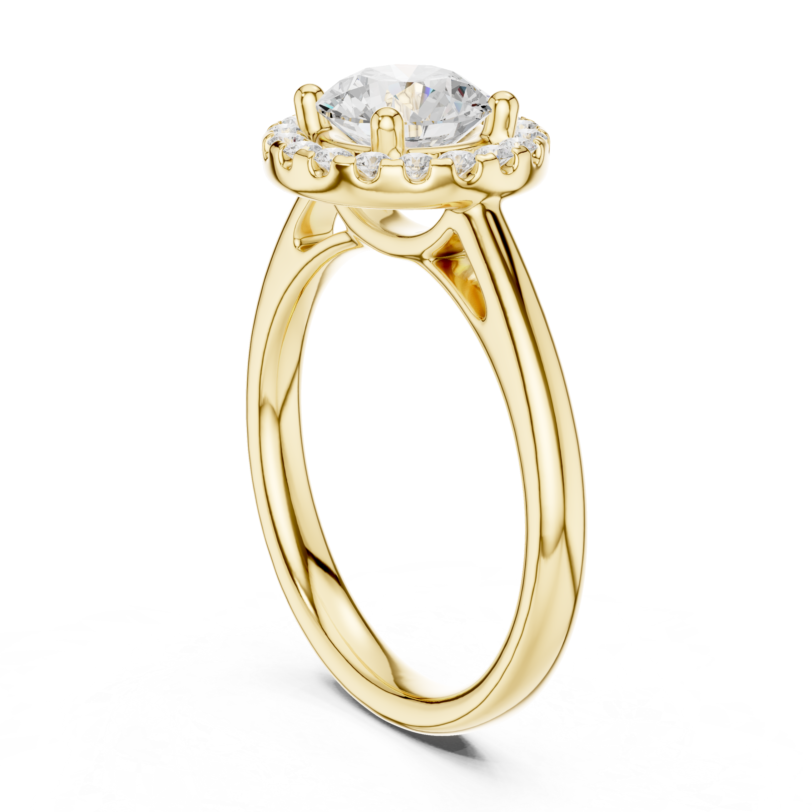 Empire Edge Lab Grown Diamond Ring
