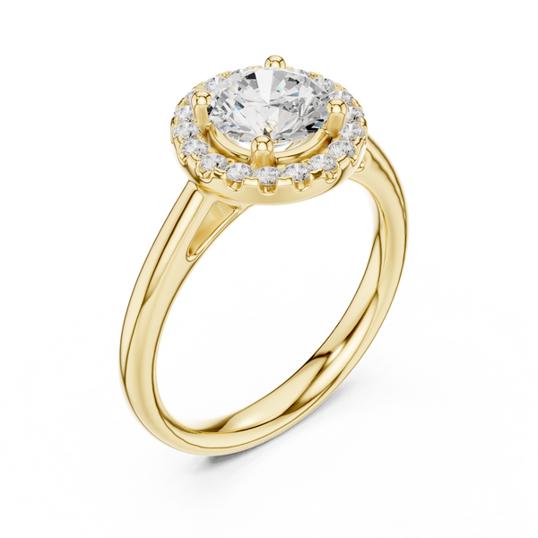 Empire Edge Lab Grown Diamond Ring