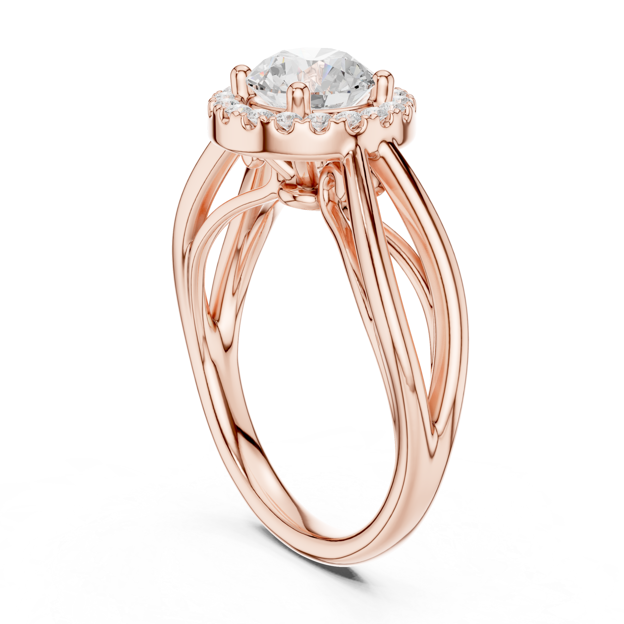 Calypso Criss Cross Pave Lab Grown Diamond Ring