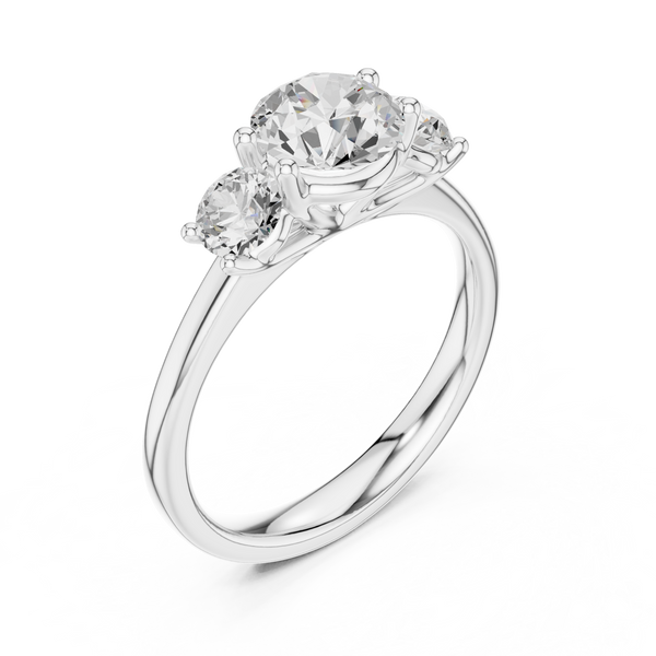 Crystal Currents Lab Grown Diamond Ring