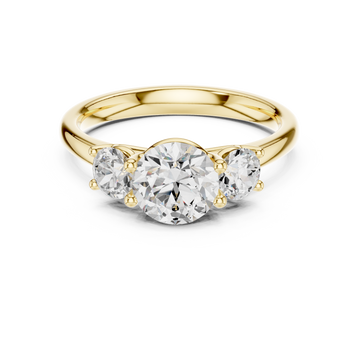 Crystal Currents Lab Grown Diamond Ring