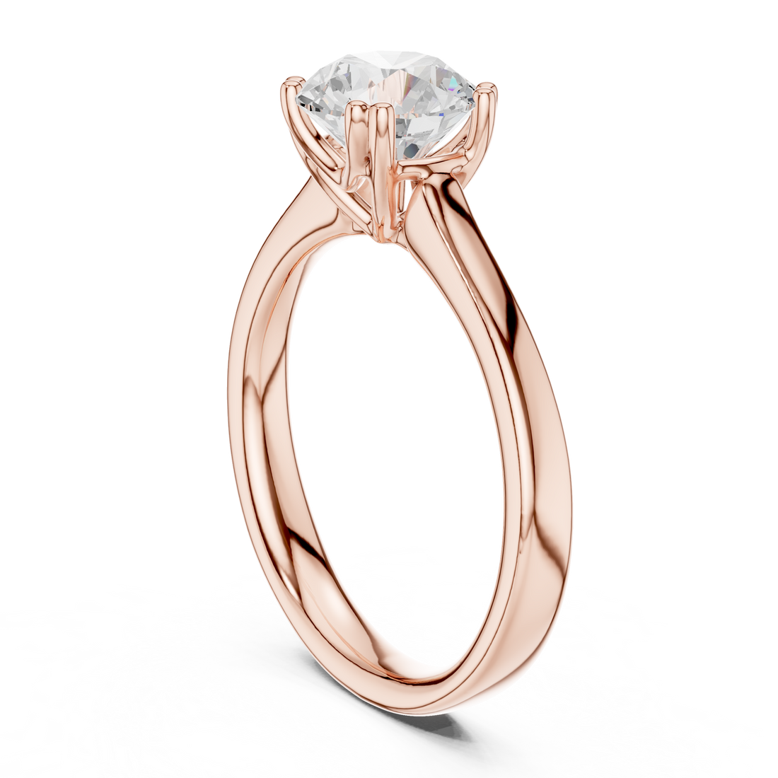 Crater Cross Lab Grown Diamond Ring