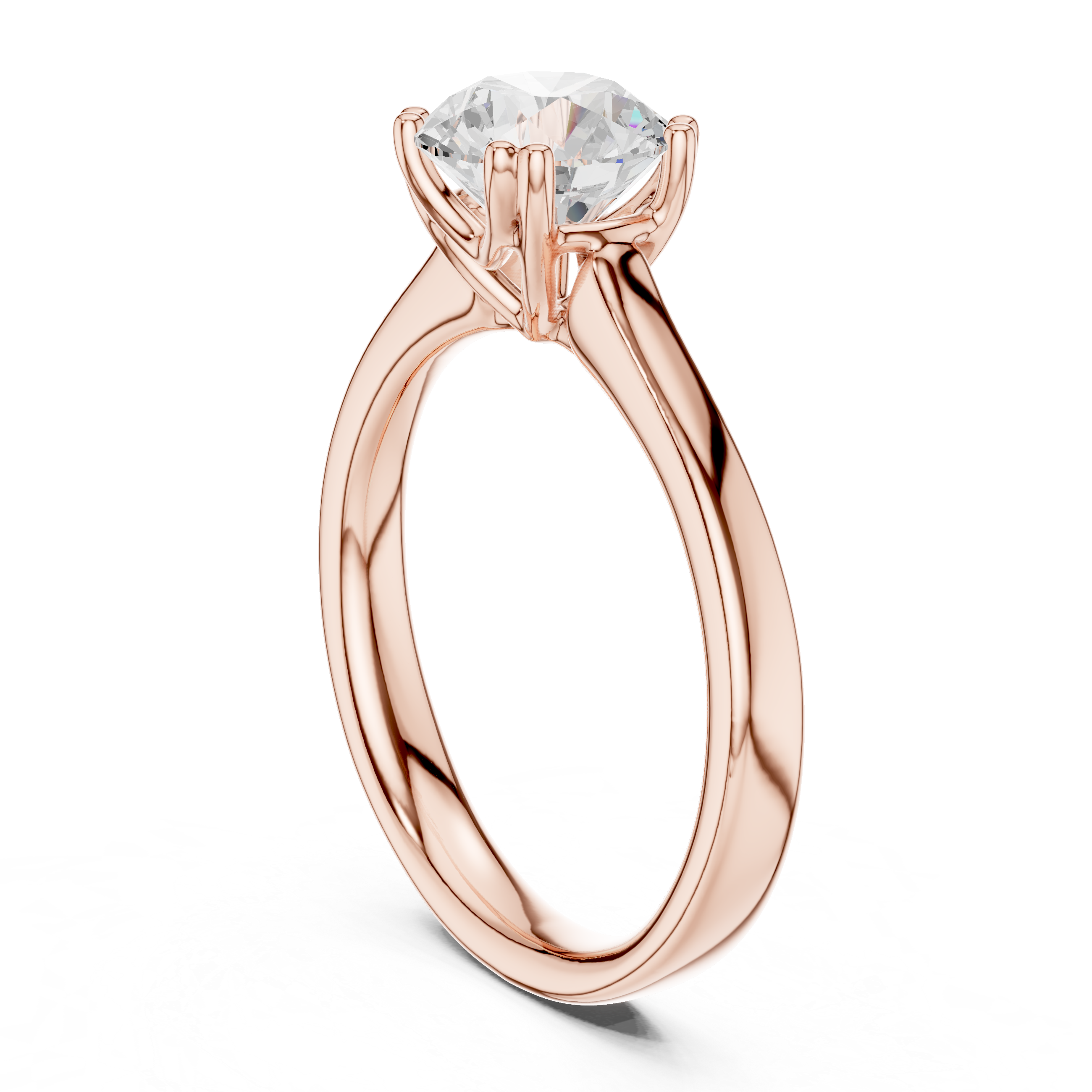 Crater Cross Lab Grown Diamond Ring