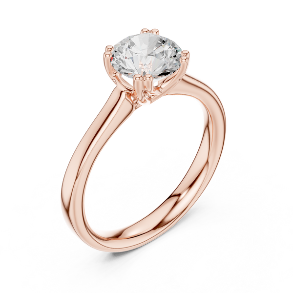 Crater Cross Lab Grown Diamond Ring