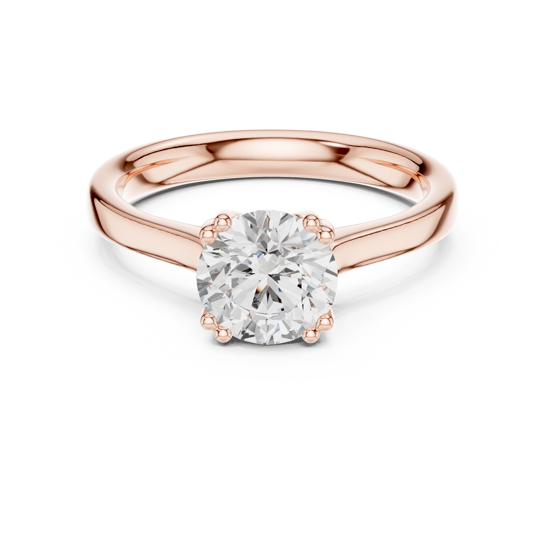 Crater Cross Lab Grown Diamond Ring