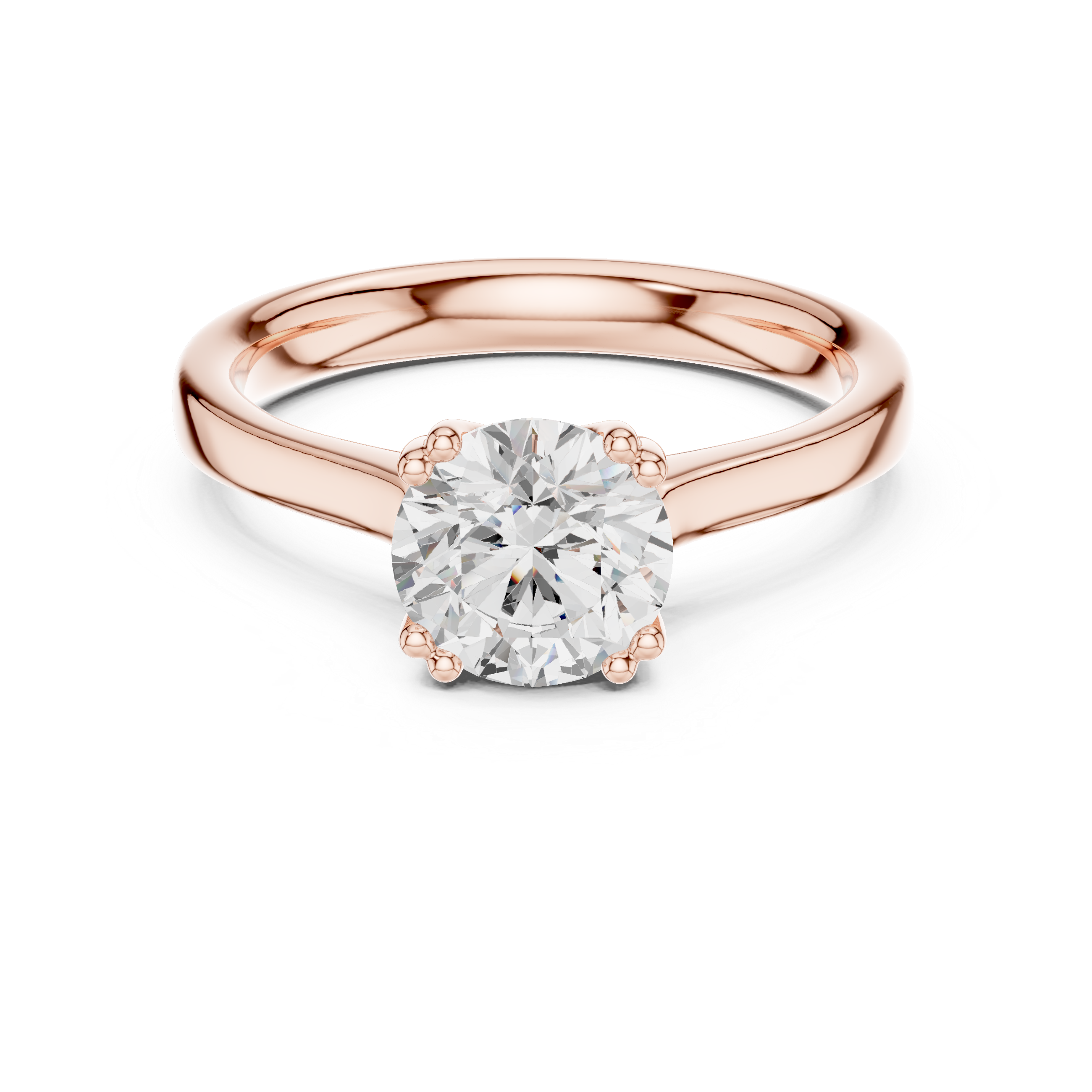 Crater Cross Lab Grown Diamond Ring