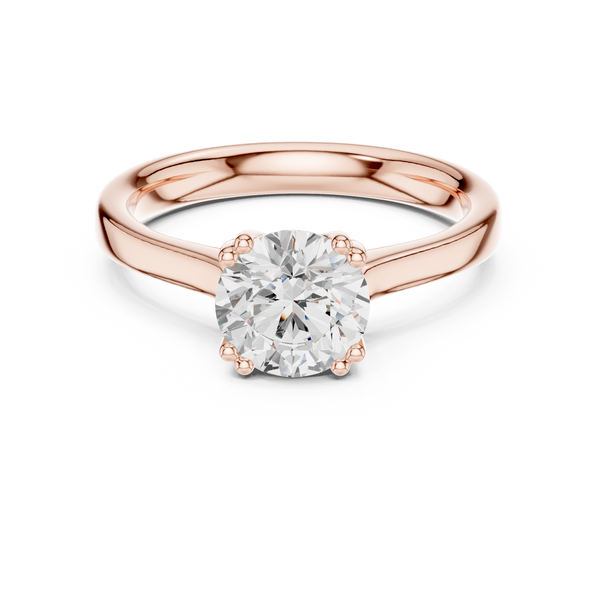 Crater Cross Lab Grown Diamond Ring