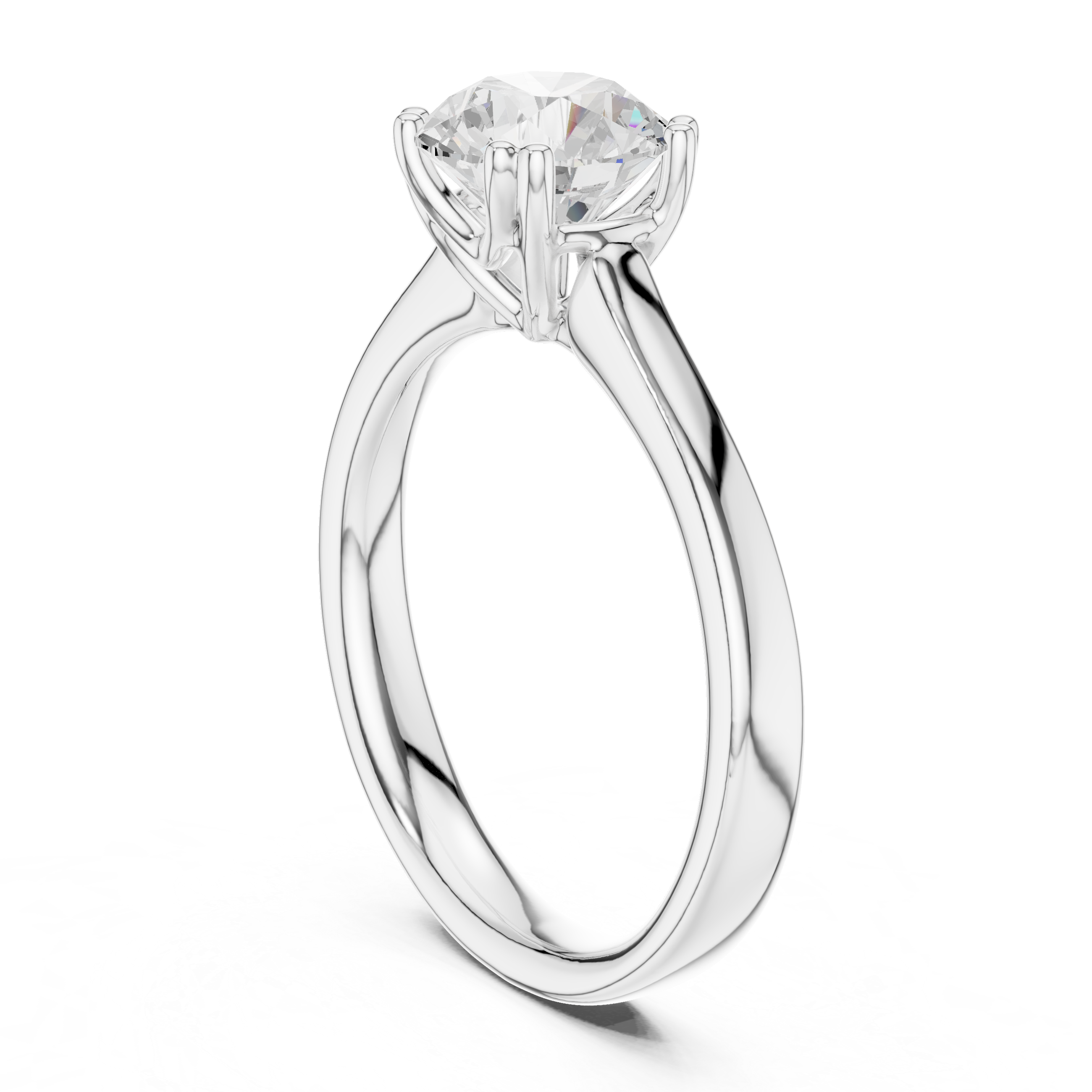 Crater Cross Lab Grown Diamond Ring