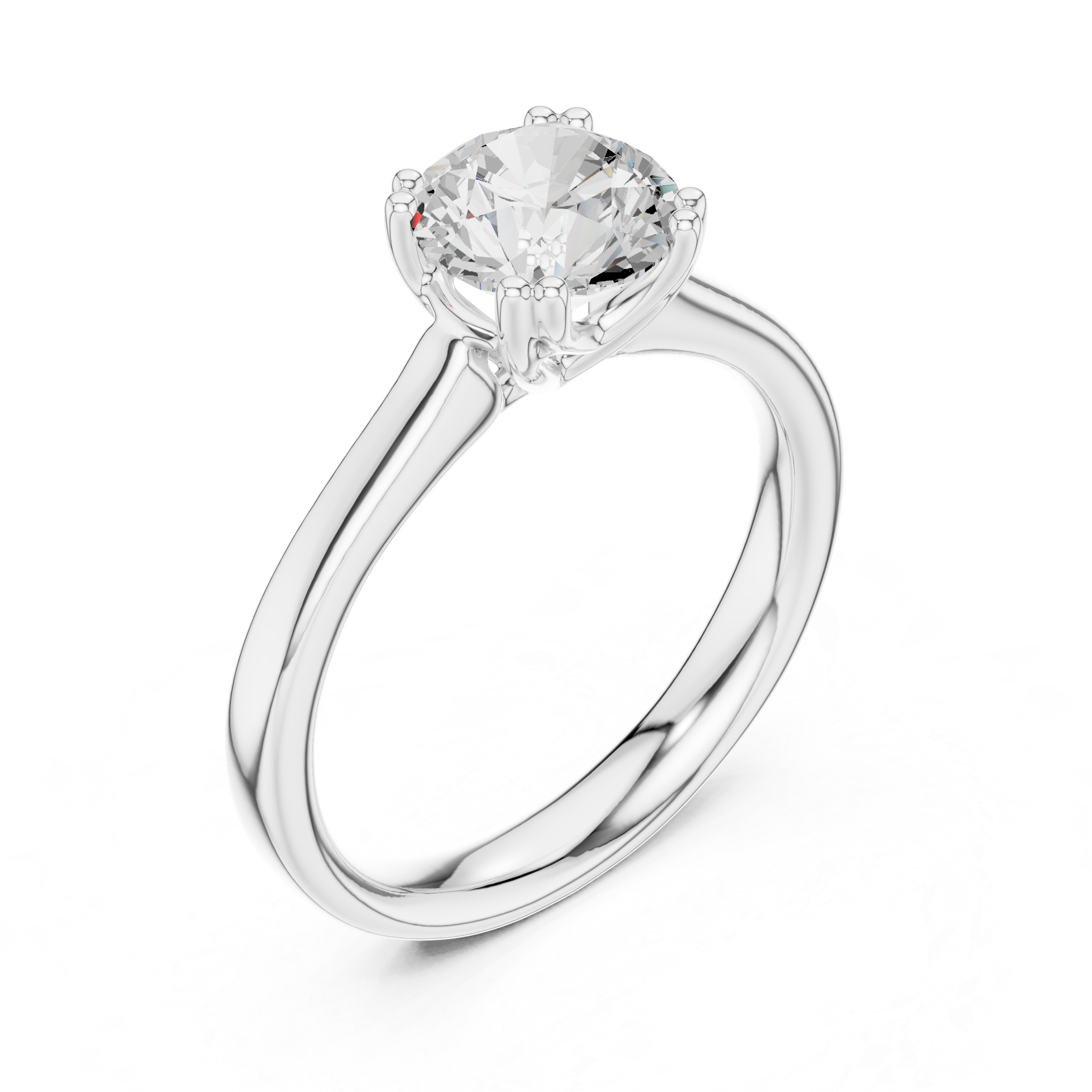 Crater Cross Lab Grown Diamond Ring