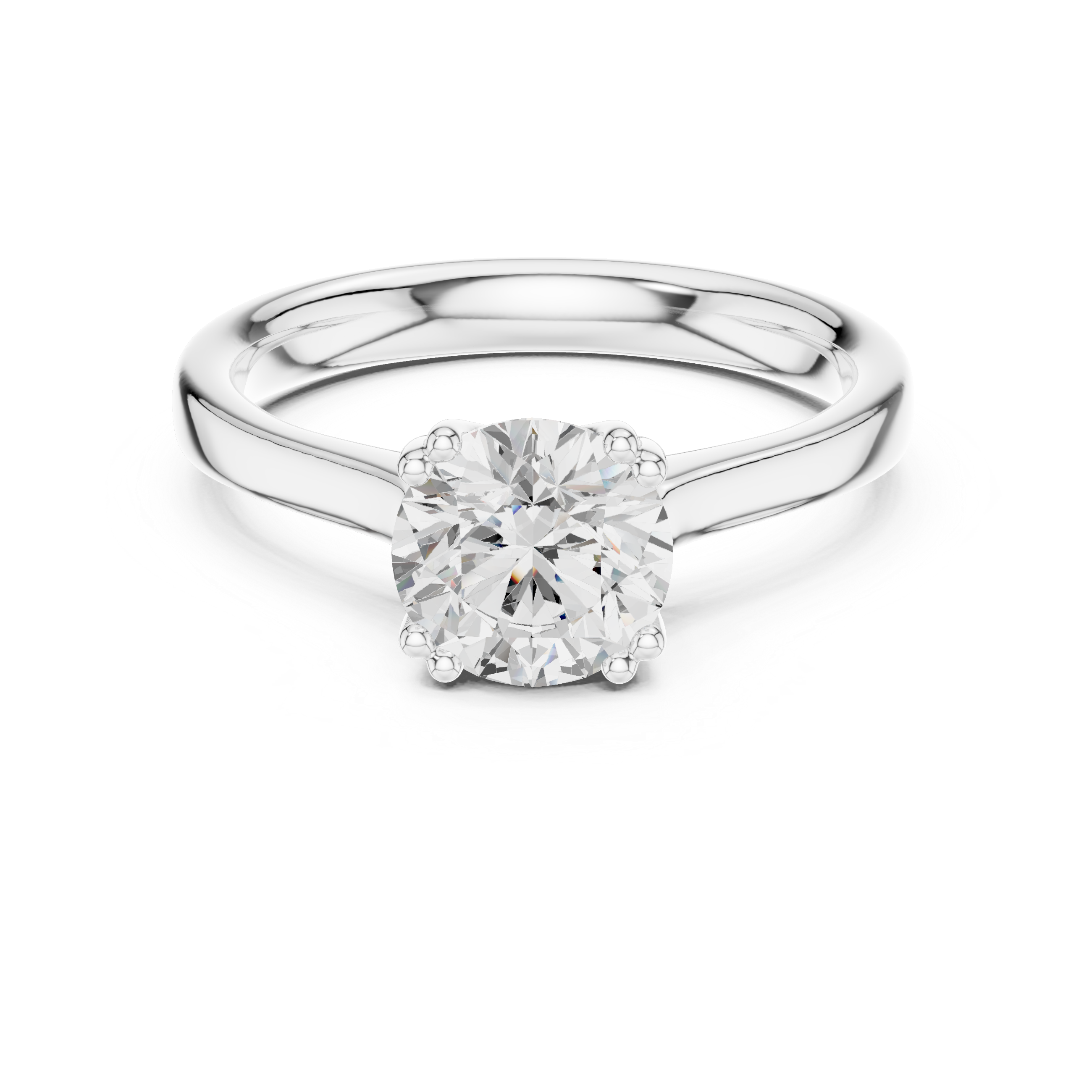 Crater Cross Lab Grown Diamond Ring