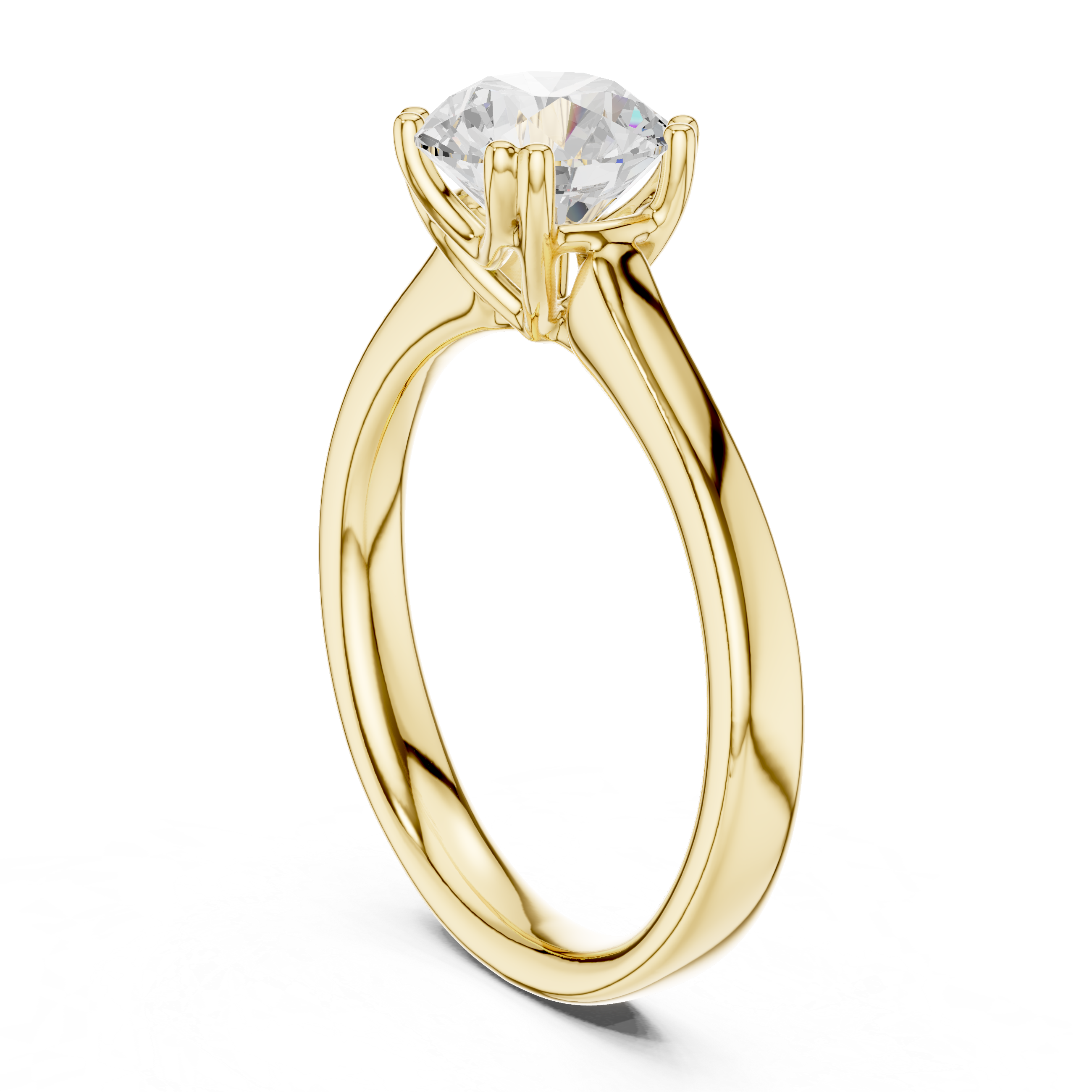 Crater Cross Lab Grown Diamond Ring