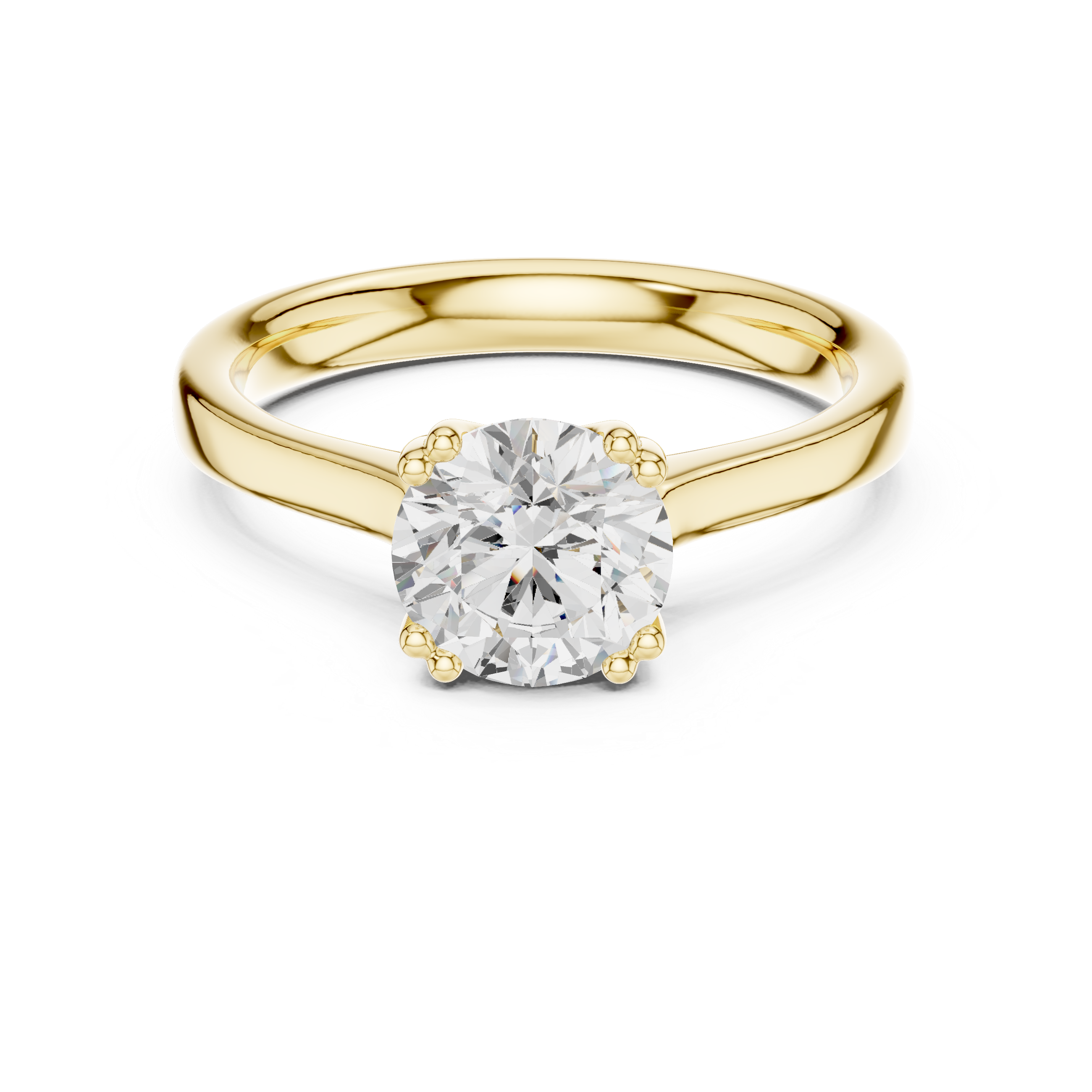 Crater Cross Lab Grown Diamond Ring