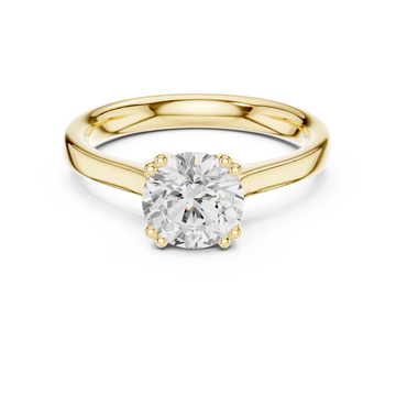 Crater Cross Lab Grown Diamond Ring