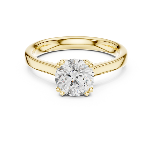 Crater Cross Lab Grown Diamond Ring