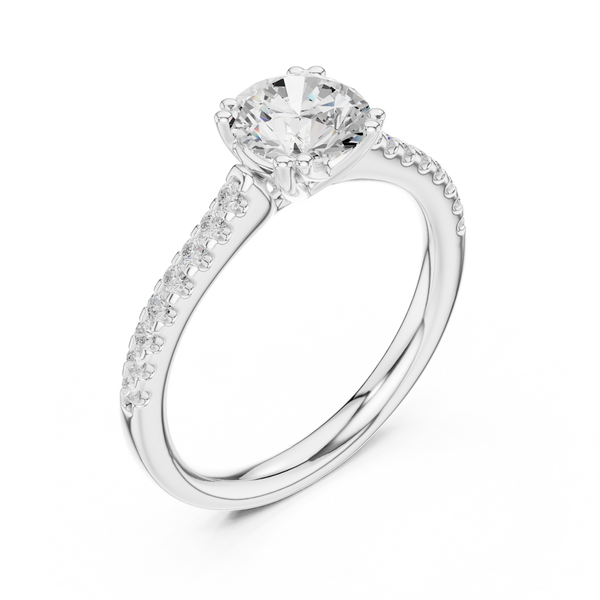 Cosmos Cradle Lab Grown Diamond Ring