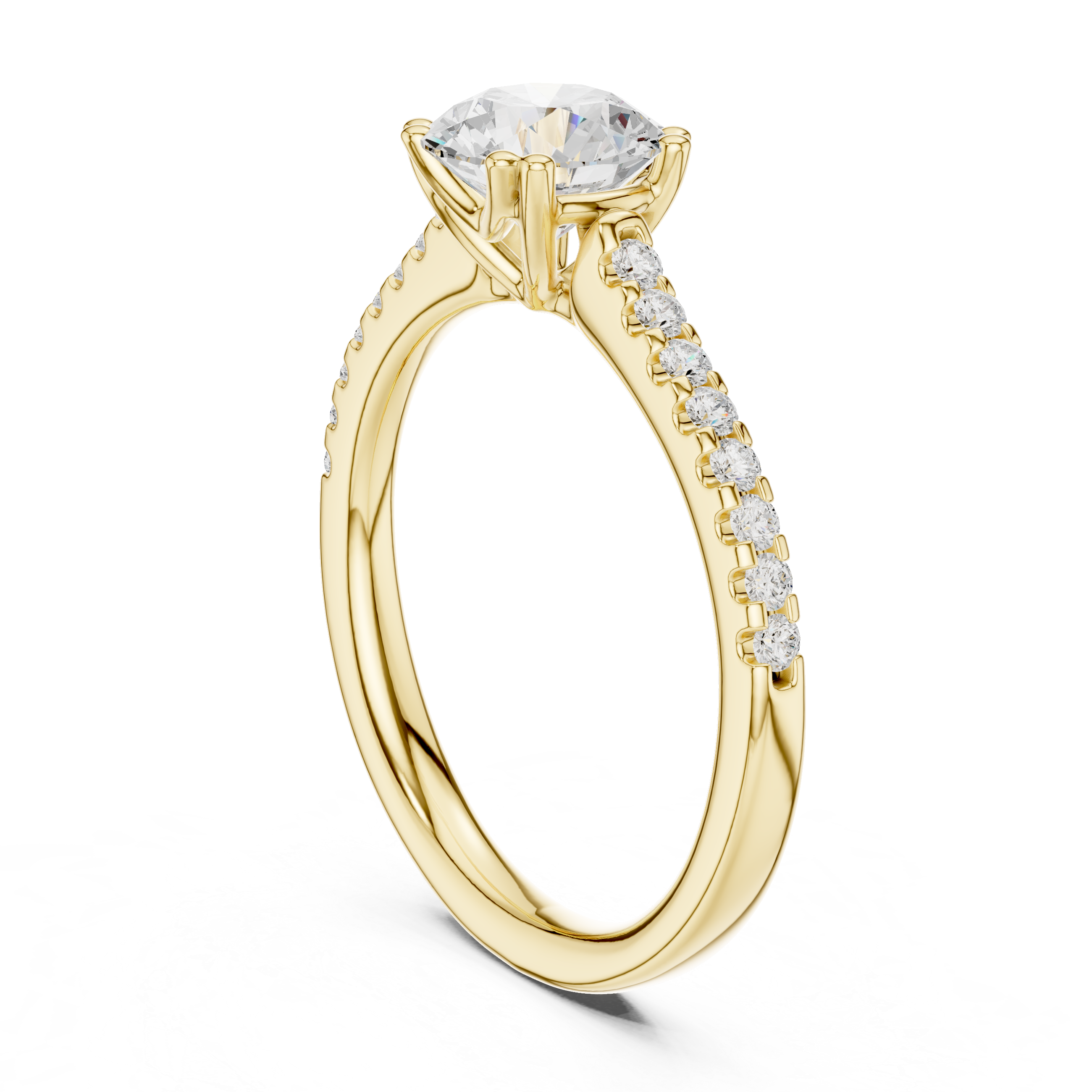 Cosmos Cradle Lab Grown Diamond Ring