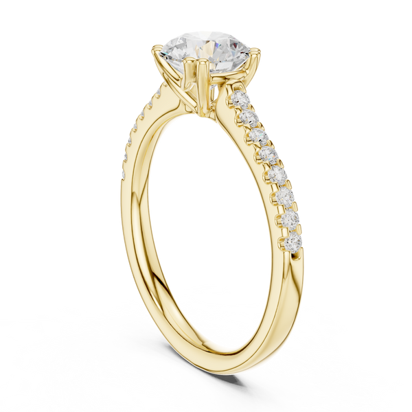 Cosmos Cradle Lab Grown Diamond Ring
