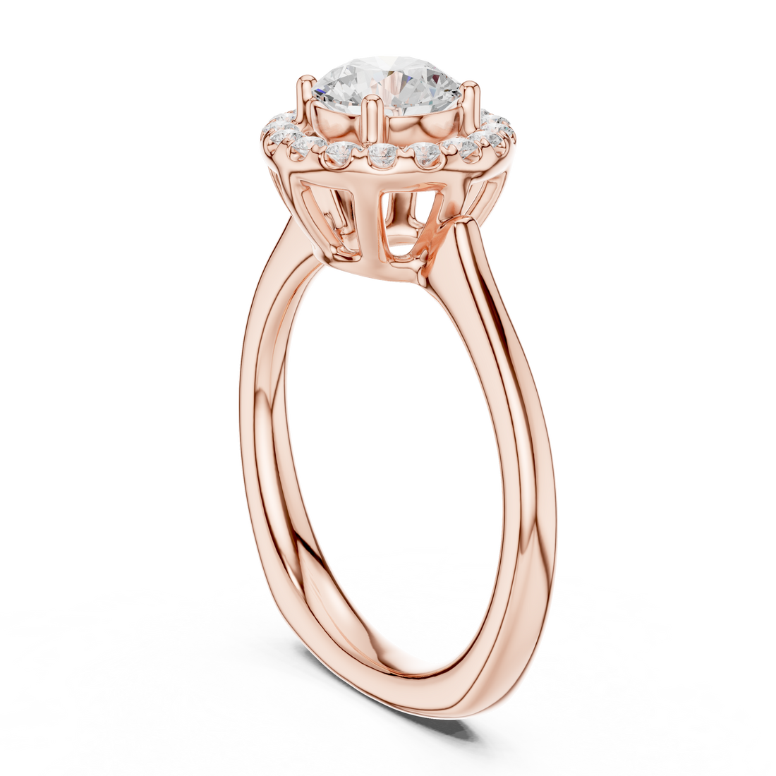 Amber Aura Lab Grown Diamond Ring