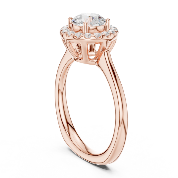 Amber Aura Lab Grown Diamond Ring