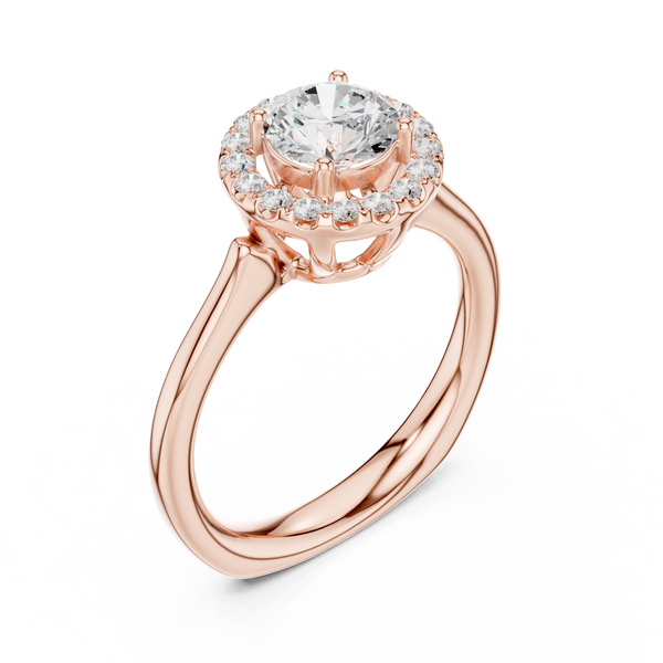 Amber Aura Lab Grown Diamond Ring