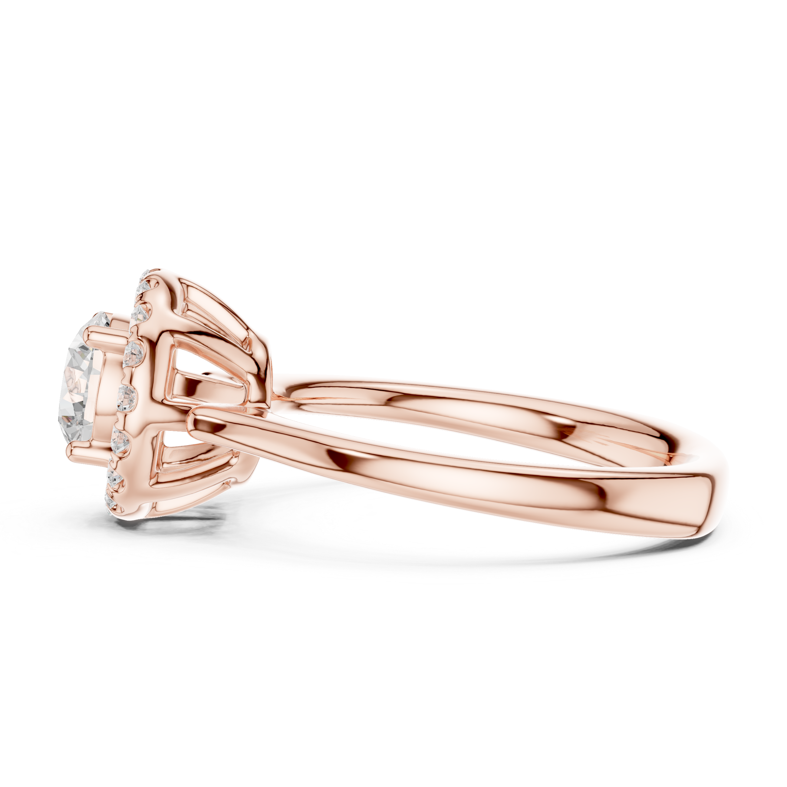 Amber Aura Lab Grown Diamond Ring