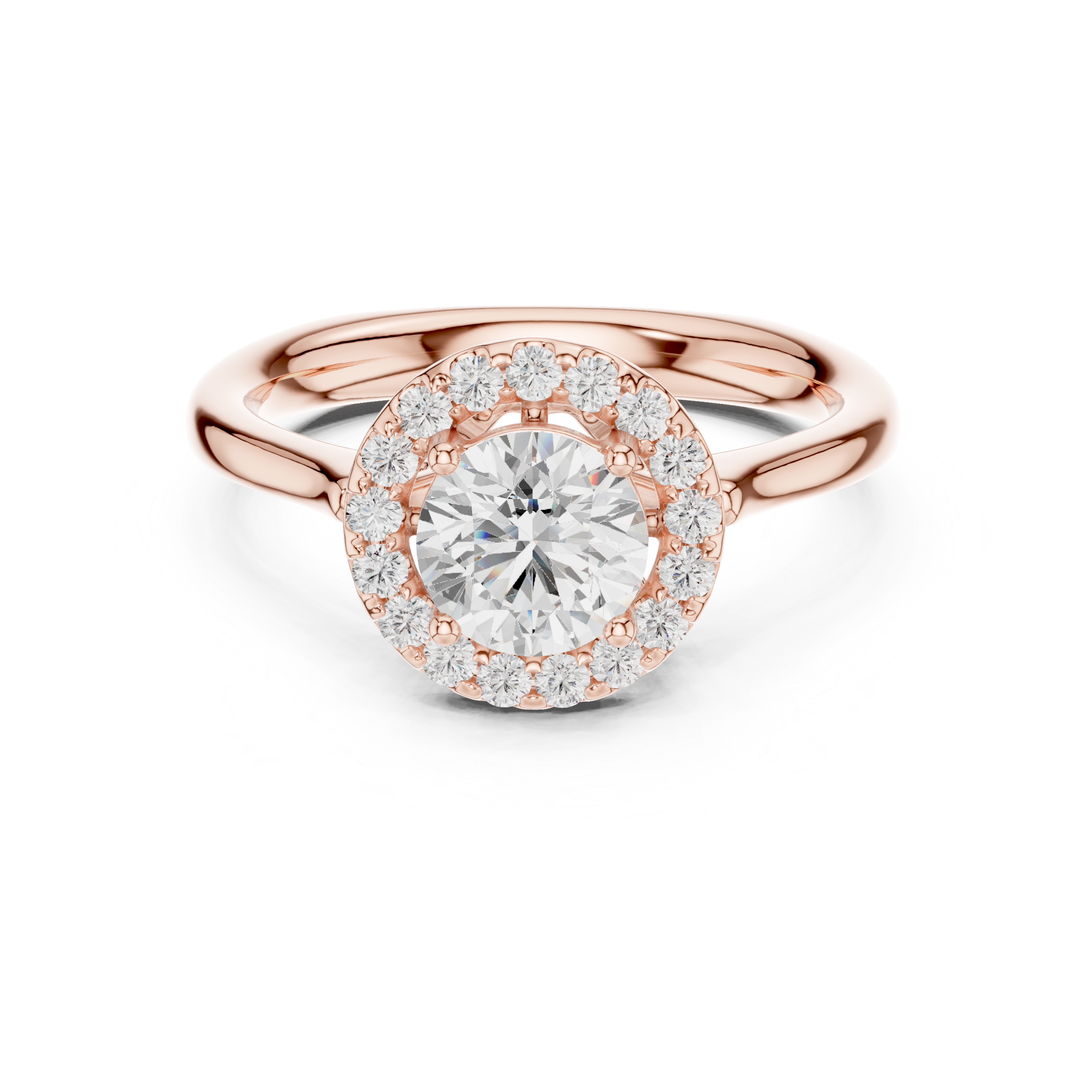 Amber Aura Lab Grown Diamond Ring