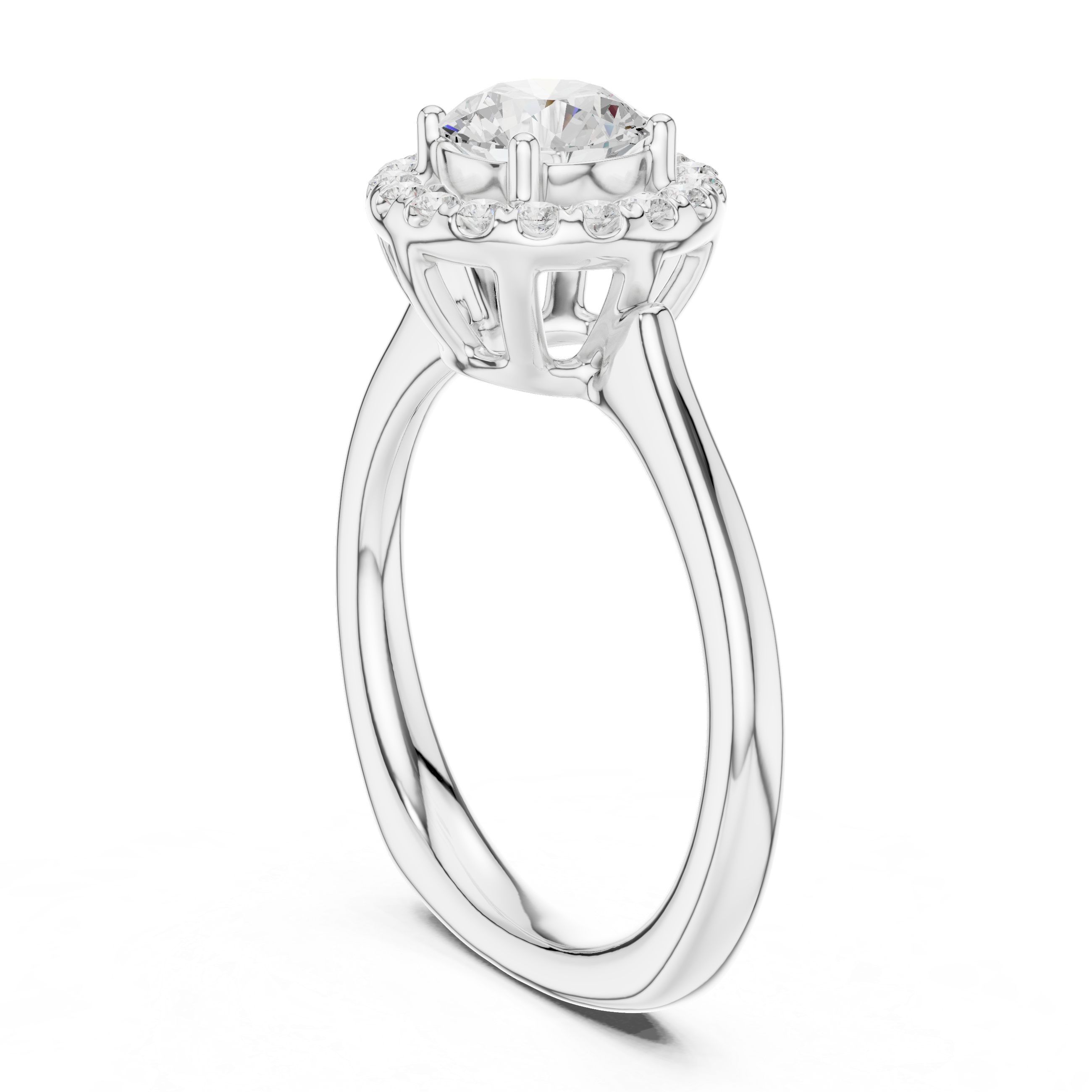 Amber Aura Lab Grown Diamond Ring