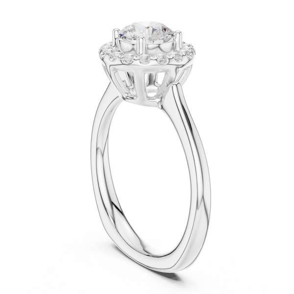 Amber Aura Lab Grown Diamond Ring